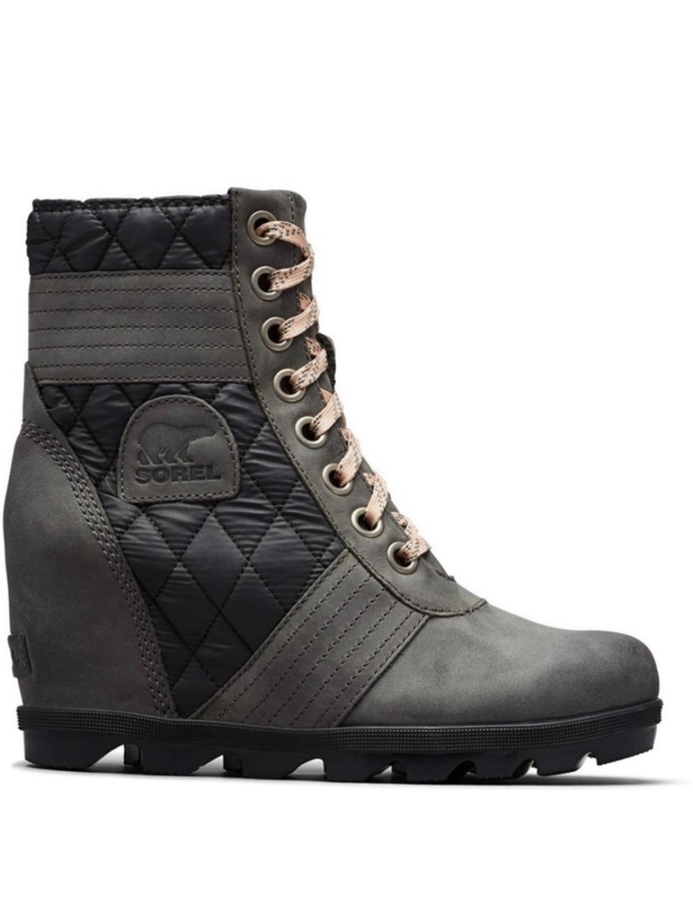 NWT Sorel Lexie Wedge Women's Boots Dark Slate (Gray)